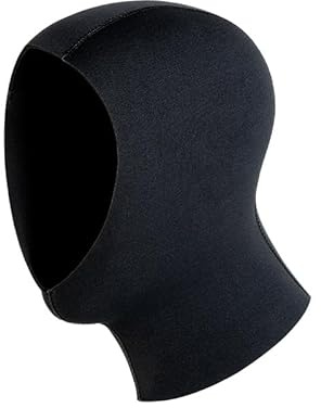 SUJAYU 3mm/5mm Wetsuit Hood Surf Hood Scuba Hood, Neoprene Hood Diving Hood Scuba Hoodie, Waterproof Hood Diving Gear Wetsuit Hood for Men Women (3MM, Large/X-Large)