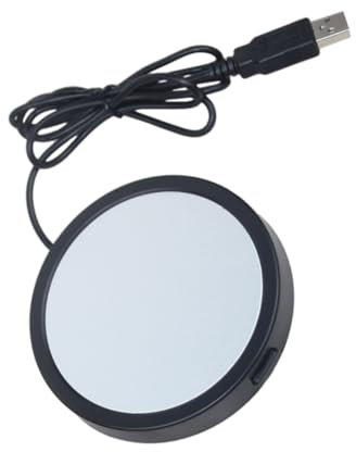 Ciieeo Chauffe-Tasse USB Électrique Maintien Température Constante pour Bureau Maison Chauffe-bière Mug USB Puissant Adaptable