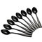 Teyyvn Teaspoons Set of 16, Stainless Steel Tea Spoons, Black