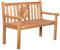 MR. DEKO Gartenbank Motiv Teakholz | Holzbank mit Lehne | Friesenbank für draußen | 2-Sitzer 120x60x94 cm | Sitzbank Teak massiv & wetterfest Garten Balkon Terrasse | Parkbank zum Relaxen (Fisch)