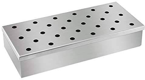 Scatola affumicatrice in acciaio inox per griglia, generatore di fumo per trucioli di legno, per affumicare carne, pesce e maiale