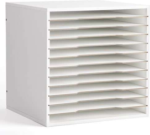 Caydo 30,5 x 30,5 cm Papieraufbewahrungs-Organizer für 33 cm Würfelschrank, 12 Fächer