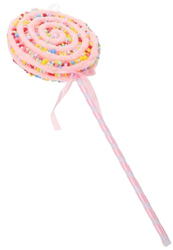 Baluue Riesenlolli Deko Lutscher Fotorequisite Mittelgroß Rosa Formstabil aus Unbedenklichem Material für Party und Fotodeko