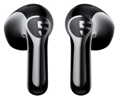 SoundPEATS Air6 HS Cuffie Bluetooth 6.0 Semi-in-ear, Hi-Res LDAC, Driver 13mm, 45h Batteria, Ricarica Rapida, 2MIC ENC, IPX5, Leggere 4g [Italia]