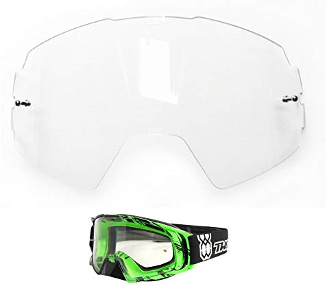 TWO-X Rocket Ersatzglas für Crossbrille Ersatzglas klar transparent AntiFog Anti Beschlag
