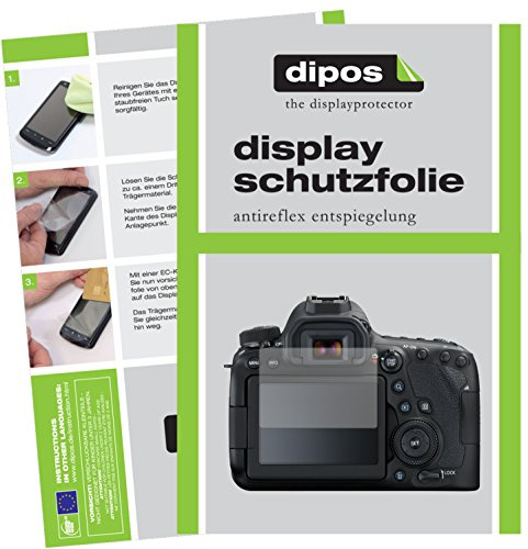 dipos I 6x Screen Protector matte compatible with Canon EOS 6D Mark II Protection Films