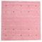 RugVista, Gabbeh Loom Two Lines, Teppich, Mittelflor, 200 x 200 cm, Quadratisch, Gabbeh, Wolle, Flur, Schlafzimmer, Küche, Wohnzimmer, Rosa, Hellrosa
