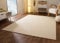 Steffensmeier Designer Teppich Modern Berber Sydney in Creme, Wollsiegel Qualität, Größe: 80x250 cm