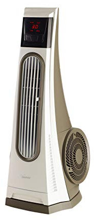 Bimar VC92 Ventilatore Colonna Oscillante Tornado, Ventilatore a Colonna con Turbina ad Alte Prestazioni, Ventilatore con Telecomando, Timer, Deflettore, Oscillazione Destra Sinistra Automatica