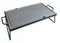 Inferramenta Bistecchiera in Pietra Naturale ollare lavica con Manici e Piedi di Sostegno per Barbecue griglia Cottura dietetica Made in Italy (40x60x2 cm)