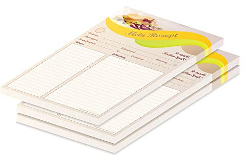 PRICARO Rezeptblock Balance, A4, 25 Blatt, 3 Stück