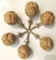 Lot de 6 boutons de porte en corde de jute pour tiroirs, armoires, armoires et placards, décoration nautique, 35 mm