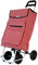Amig - Carrello Spesa a 4 ruote | Tasca esterna per surgelati | Facile movimentazione | Carico massimo 15 Kg | Capacità 48 litri | Misure: 22 x 40 x 106 cm | Colore: Rosso e Bianco