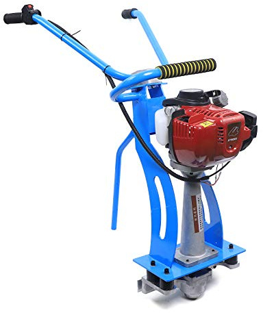 4 Stroke Gas Concrete Wet Screed Commercial Power Screed Vibratory Screed Power Unit Wet Concrete Screed Board Cement Road Construction Fits 1-5M Blade Low Fuel Consumption