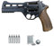 Revólver Chiappa Rhino 50 DS (Negro) | Pistola de balines (Bolas bb's de Acero y perdigones) y CO2 semiautomática Calibre 4.5mm