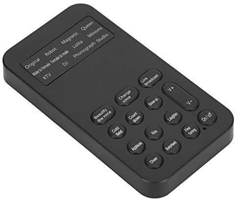 Scheda Mini Voice Changer per Computer, Convertitore con 8 Diverse Modifiche Vocali, Adatta per Computer, Telefoni, Tablet e Dispositivi di Gioco
