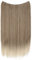 CAISHA 50cm 1 Tresse Extension mit Gummiband Extensions Haarverlängerung Haarteil Glatt Rotblond Mix E120