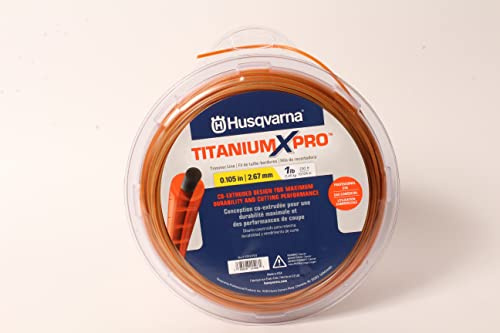 Husqvarna 529337612 Titanium XPro Runde Trimmerschnur, 0,5 kg, 0,5 kg Spule, 0,266 cm