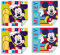 Theonoi Set Kinder Zauberhandtuch - magisches Handtuch - Magic Handtücher ideal als Gastgeschenk Kindergeburtstag (4 x Mickey)