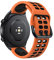 Niboow 22mm Cinturino per Xiaomi Watch S4/Xiaomi Watch S3/Xiaomi Watch 2 Pro/Xiaomi Watch S1, Morbido Silicone Watch Band, Sportivo Sostitutivo Cinturino per Xiaomi Watch S1 Active - Arancia/Nero