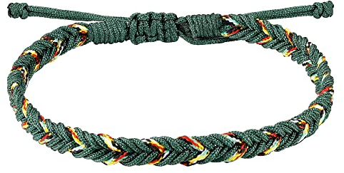 JENDEAR SHINE Braided Rope Bracelet For Women Girls, Handmade Rope Jewelry Adjustable, Birthday Friendship Couple Gift