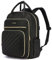 LOVEVOOK Laptop Backpack Women, Large Backpacks Womens 17 Inch, Rucksack Bag for School College Work Travel University, Ladies Lightweight Commuter Bags with USB Charging Port, Black