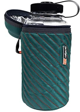 Nalgene Bottle Sleeve - Neoprene Water Bottle Sleeve - Prevents Condensation, Insulates Beverages Bottle Holder Sleeve - Designed for 32 oz Bottle - Teal