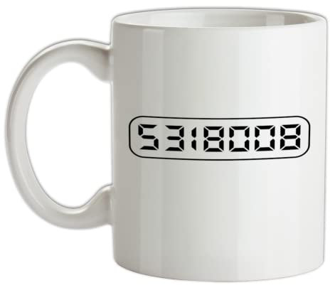 Calculator Boobies 5318008 SEIBOOB - 10oz - Ceramic Mug for Coffee/Tea