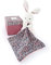 Doudou et Compagnie - BOH'AIME - Pantin Lapin avec Doudou - Boîte en Forme de Fleur - Rose - Idée Cadeau de Naissance Fille et Garçon - Garantie Doudou Perdu - DC4020