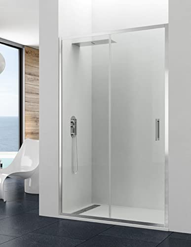 ALLSTONE TITAN 1+1 Duschkabine - Duschabtrennung 100 cm Transparent