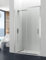 ALLSTONE TITAN 1+1 Duschkabine - Duschabtrennung 100 cm Transparent