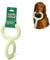 Earth Rated Tug of War Dog Toy, Interactive Pull Toy for Adult and Puppy Dogs, Ergonomic Grip, Natural Rubber, Small, Green