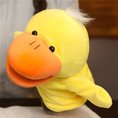 LOMTRATS Animal Hand Puppets for kids,Toddler Includes Wolf Tiger Lion Monkey So on Movable Open Mouths, Perfect for Storytelling,Teaching,Preschool,Birthday Gifts