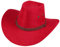 Hutriemen für Herren, Damen, Cowboyhut, Westernmütze, breiter Sonnenhut, Winter, Herren-Fransenweste, rot, Einheitsgröße