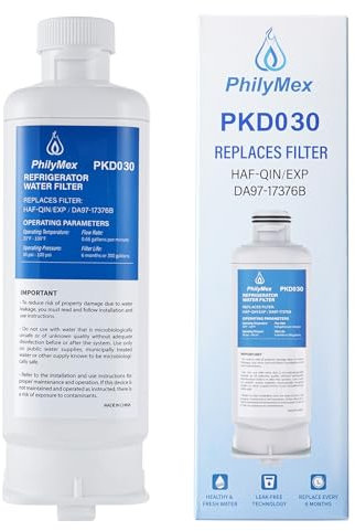 PhilyMex Wasserfilter für Sam-sung RF23R6201SR RF27T5241SR RF27T5501SR RF28R7351SR RF29BB8600QL RF28T5001SG RF30BB6200QL RF23A9771SR Ersatz