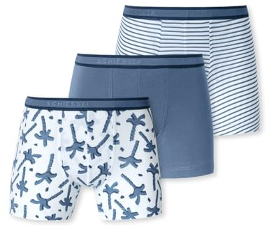 Schiesser Jungen 7 Pack Boxershorts - 95/5 Organic Cotton Bio Baumwolle - Größe 92 Bis 140 Boxershorts (7er Pack)