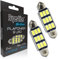 Superlite Set de 2 Bombillas de Plafonier de 9 Leds, 42 mm 23W de la Gama Blue Series Tecnología CanBus de Luz Blanca Ideal para Coche y Camión