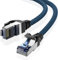CABNEER Cable Ethernet Cat 8 de 3 metros, Cabo Ethernet Cable de Red Trenzado, Cable Lan 40Gbps 2000MHz con Conector RJ45, Alta Velocidad Gigabit RJ45 Cable para Computadora Módem Router PC