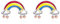 VONALA Regenbogen Ohrstecker für Frauen 925 Sterling Silber Bunte Regenbogen Ohrstecker Push Back Ohrringe Nicht leicht zu fallen aus