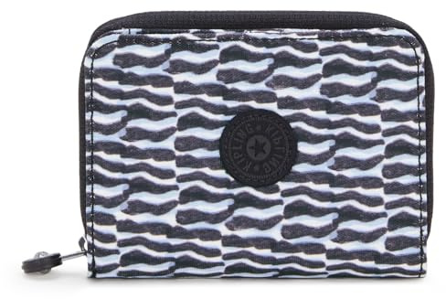 Kipling Money Love Medium Wallet, Holiday Waves (Blue)