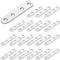 20PCS Metal Joining Plates, 180 ° Straight, Thickened Stainless Steel Flat Brackets for Wood, Fixing Pieces for Furniture Table and Chair Attachment