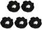 KASURE 5 Stück Scrunchies,Scrunchies für Damen，Weich Seidig Elastisch Haargummis Mädchen ，Haargummis mit Reißverschluss Tasche