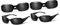COLLBATH Lochblende 4 Stück Sehkorrektur Lochblende Augentraining Augenmedizin Kurzsichtigkeit Sehhilfe Brillenloch Anti-fog-schutzbrille Augenpflegemittel Vollrahmen-schutzbrille Stk Sehbrille