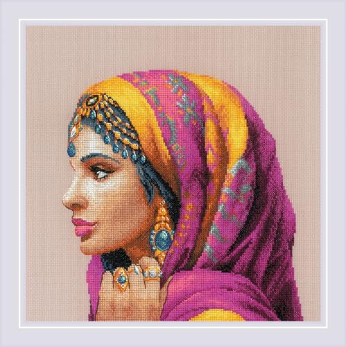 Riolis Kreuzstich Stickpackung Wunderbare Frauen. Mittelost, Zählmuster, 30x30cm
