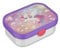 Mepal - Lunchbox Campus - Bento Lunchbox für Kinder - Brotdose mit Bento-Fach & Gabel - Meal Prep Box mit Clip-Verschluss - BPA-frei & Spülmaschinenfest - 750 ml - Unicorn Glow