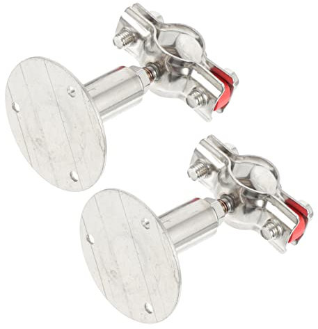 DECOMELODY 2St Rohrschelle schwarze Schlauchschellen Collier Rohre Bausatz Pumpe Schwimmbad Gasklemme Kraftstoffklemme Gasschlauch-Clip Kraftstoffschlauch-Clip-Halter Rostfreier Stahl Silver