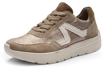 ARA Damen Sneaker New York Cream sesam Cashmere Biscuit Gr. 42,5