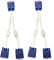 CAXUSD 2pcs Vga One Divided into Two Cable Adaptors Serial Display Port to Cable Console Extender Adapter Screen Converter Mini to USB Portable Video Splitter for Dual Monitor Copper