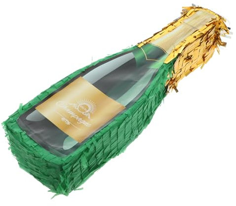 MAGICLULU Piñata Frasco Fiesta Cubo De Hielo De Vino Tinto Whisky Botellas Cóctel Juguete De Cumpleaños Adorno De Cumpleaños Decoración Colgante Papel