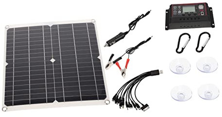 HAKIDZEL 1juego Cargador Solar Portátil Controlador De Equipamiento De Carga Solar para Actividades Al Aire Emergencias y Viajes